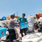 Peringati HUT Lalu Lintas ke-69 Dit Lantas Polda Jatim Gelar Baksos, Bansos Air Bersih dan Anjangsana