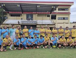 Perkuat Sinergitas, Ditresnarkoba Polda Jatim dan Wartawan Gelar Fun Football